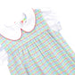 Primary Plaid Jumper Set