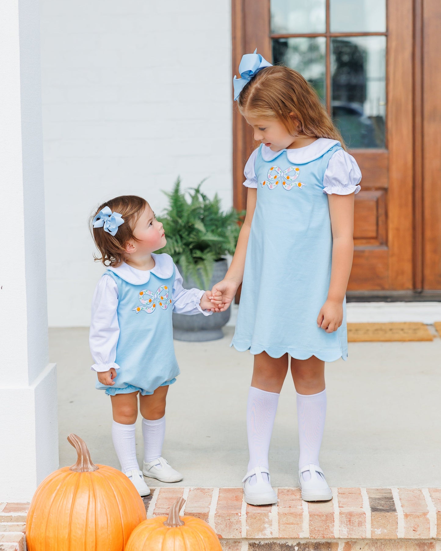 Pumpkin Bow Bubble Set