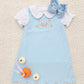 Pumpkin Bow Scallop Jumper Set