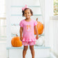Pumpkin Petals Applique Ruffle Short Set