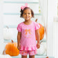 Pumpkin Petals Applique Ruffle Short Set