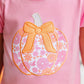 Pumpkin Petals Applique Ruffle Short Set