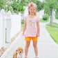Pumpkins and Paws Ruffle Short Set