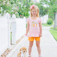 Pumpkins and Paws Ruffle Short Set