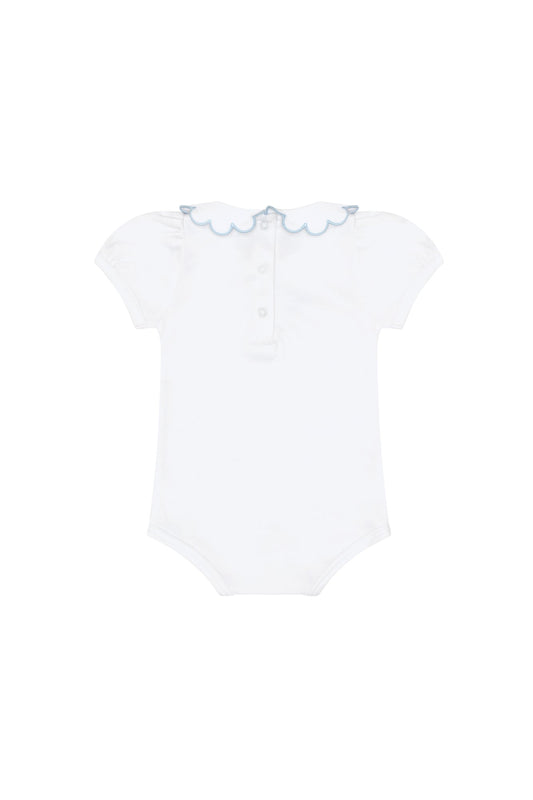 Nella Scallops Short Sleeve Onesie