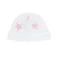 Pink Stars Print Hat