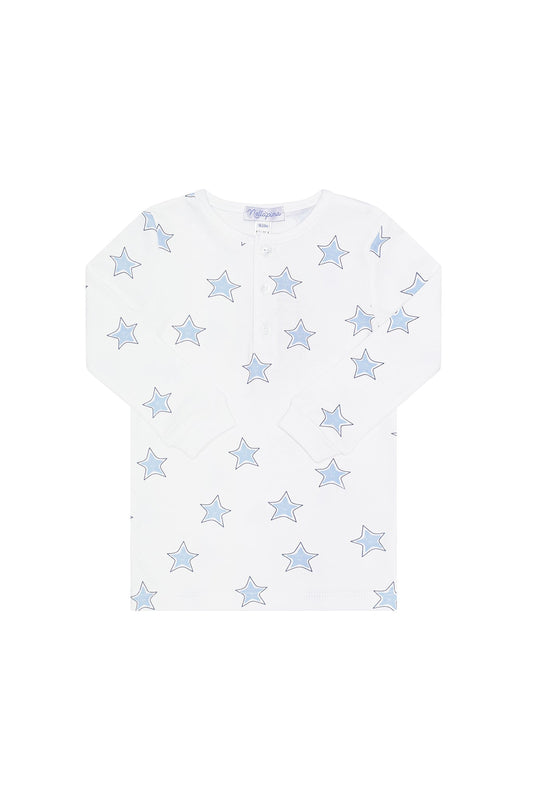 Blue Stars Print Pajama
