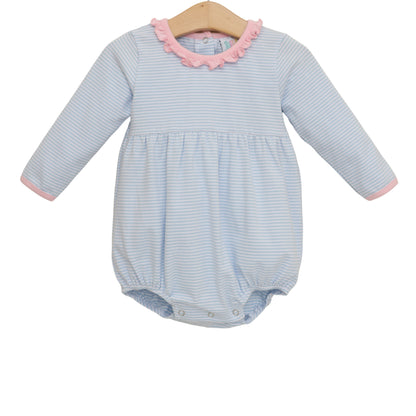 Sadie Bubble- Light Blue Stripe/Light Pink