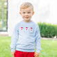 Santa Pullover- Blue