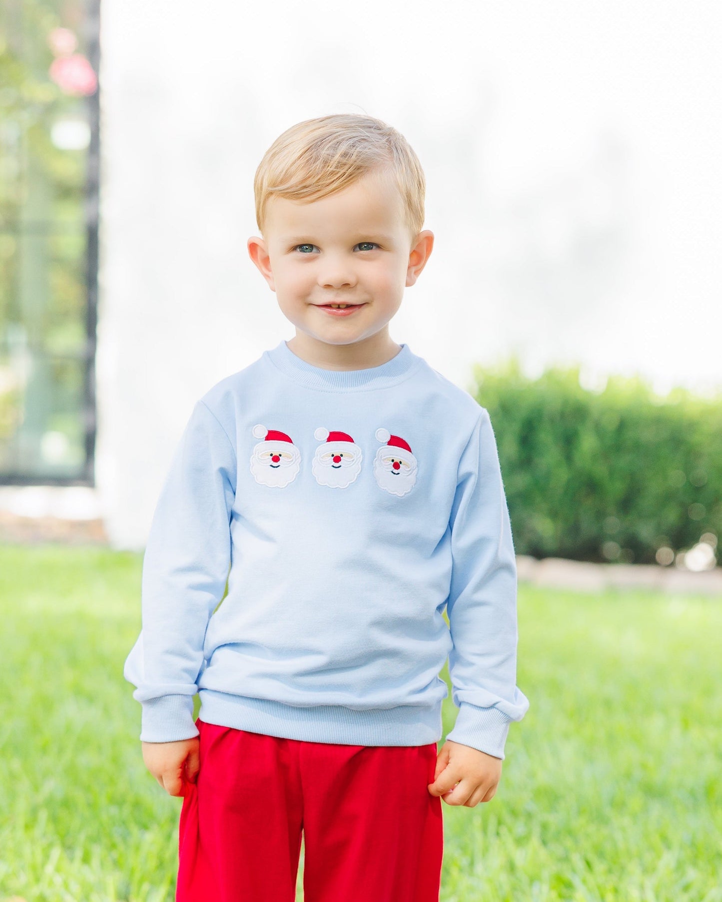 Santa Pullover- Blue