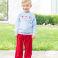 Santa Pullover- Blue
