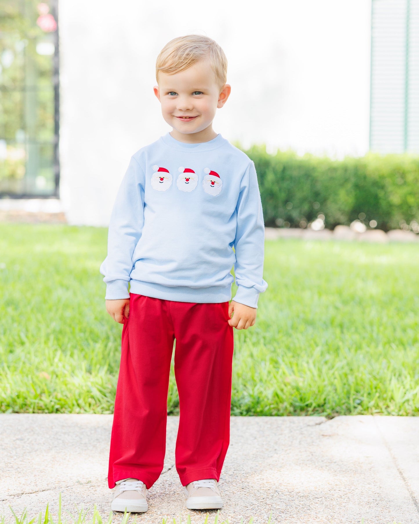 Santa Pullover- Blue