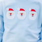 Santa Pullover- Blue