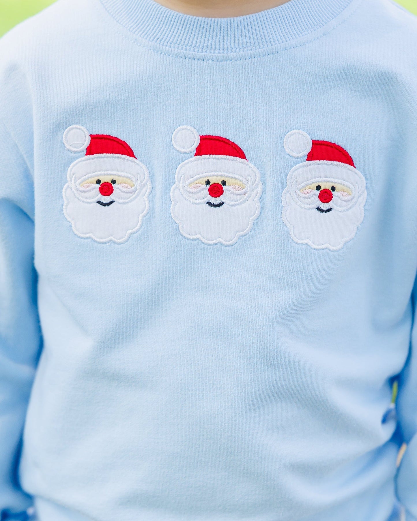 Santa Pullover- Blue
