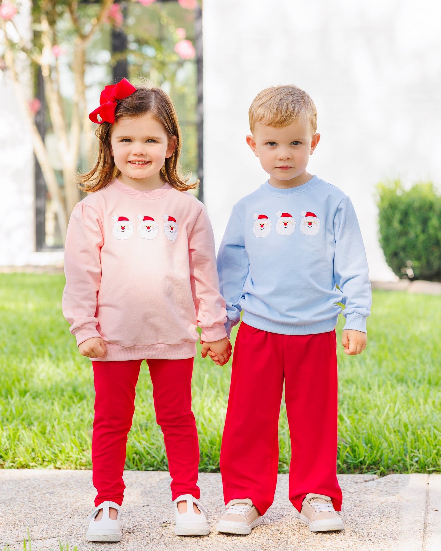 Santa Pullover- Pink