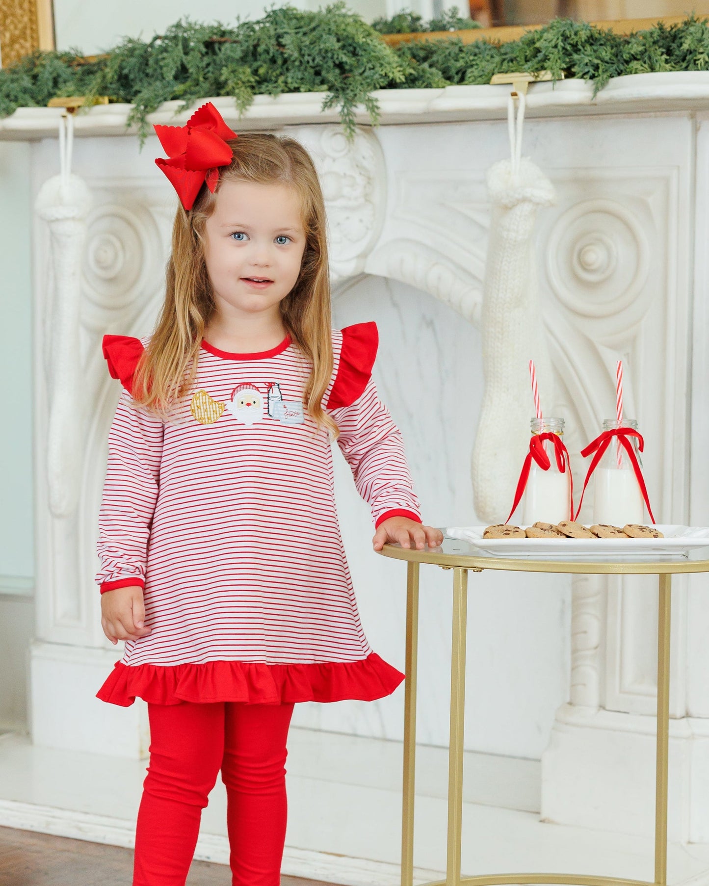 Santa's Treats Ruffle Pants Set