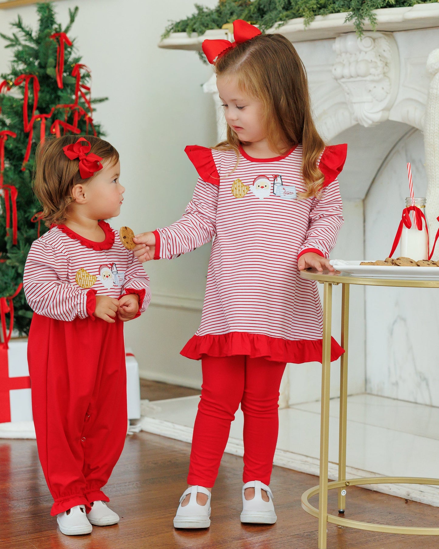 Santa's Treats Ruffle Pants Set