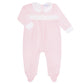 Pink Gingham Smocked Footie