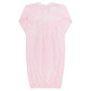 Pink Gingham Smocked Gown