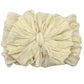 Ruffled Headband | Sugar Cookie