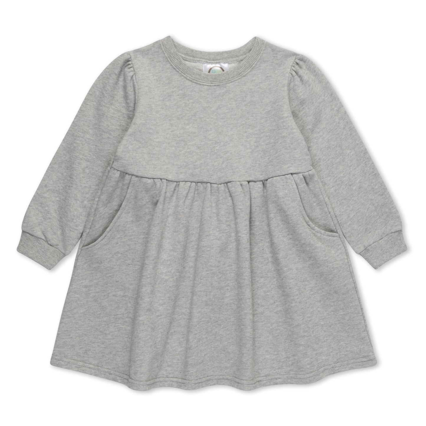 Girls Valentine's Puff Sweatshirt Dress