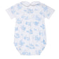 Blue Toile Baby Bubble