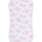 Pink Toile Burp Cloth