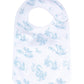 Blue Toile Baby Feeding Bib
