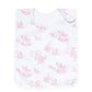 Pink Toile Baby Feeding Bib