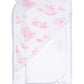 Pink Toile Hooded Towel