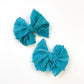 Ruffle Clip | Turquoise