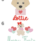 Girls Valentine's Long Sleeve Peter Pan Collar Bubble