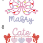 Girls Valentine's Long Sleeve Peter Pan Collar Bubble