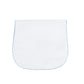 White Bubble Baby Burp Cloth