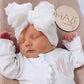 Ruffle Headband | White