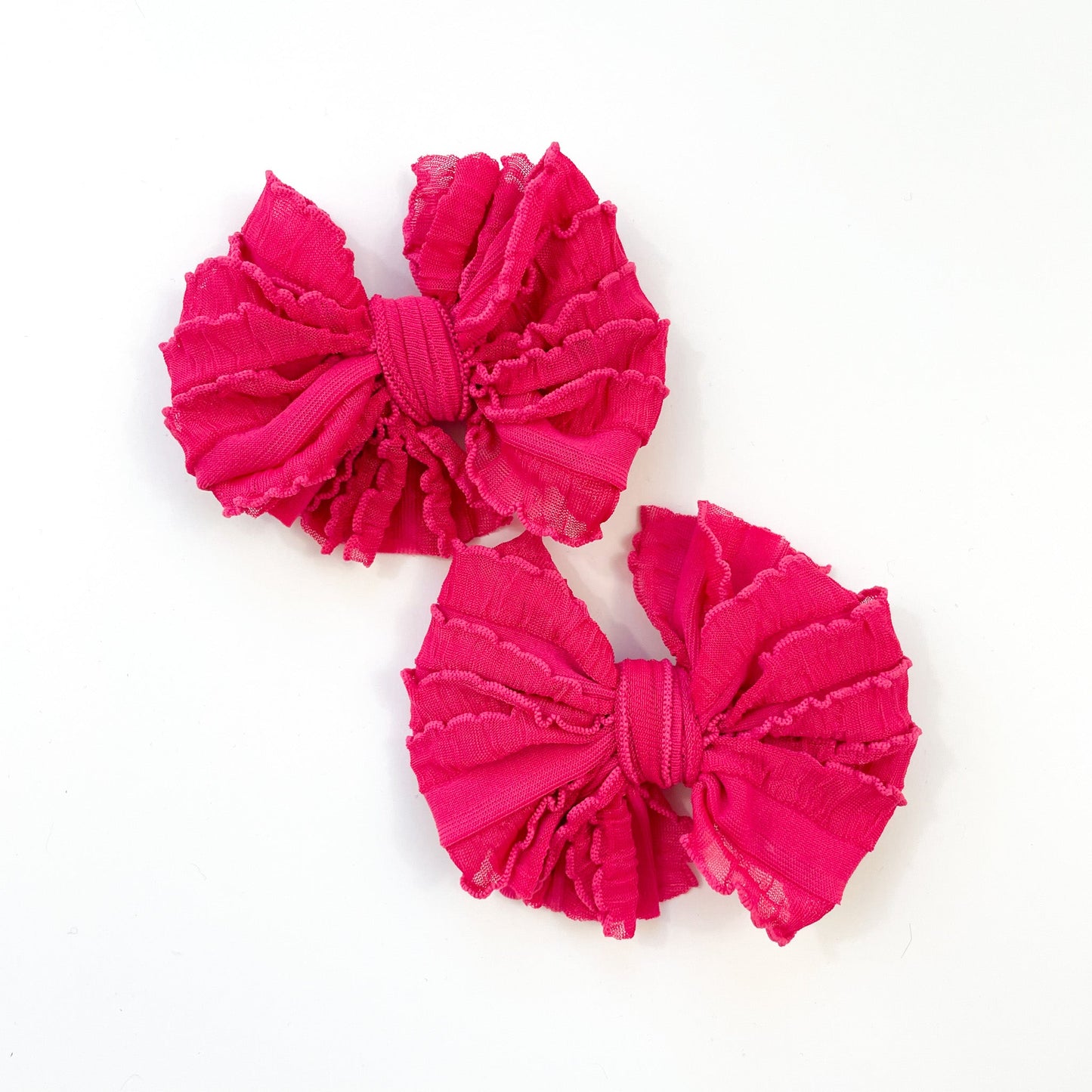 Ruffle Clip | Wild Pink Mini