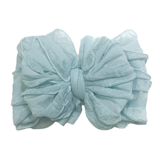 Baby Blue | Signature Ruffled Baby Headband