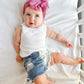 Mulberry | Signature Ruffled Baby Headband