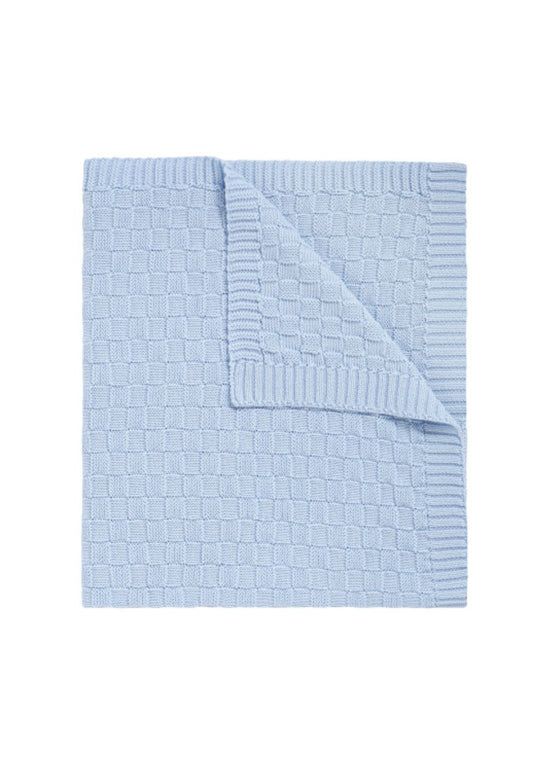 Basket Weave Knit Blanket