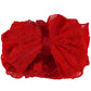 Bright Red | Signature Ruffled Baby Headband
