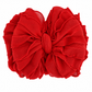 Bright Red | Signature Ruffled Baby Headband