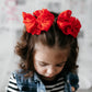 Bright Red | Ruffled Hair Clip