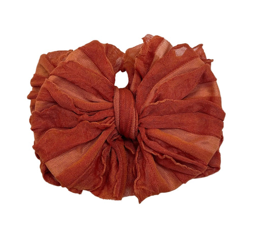 Burnt Orange | Signature Ruffled Baby Headband
