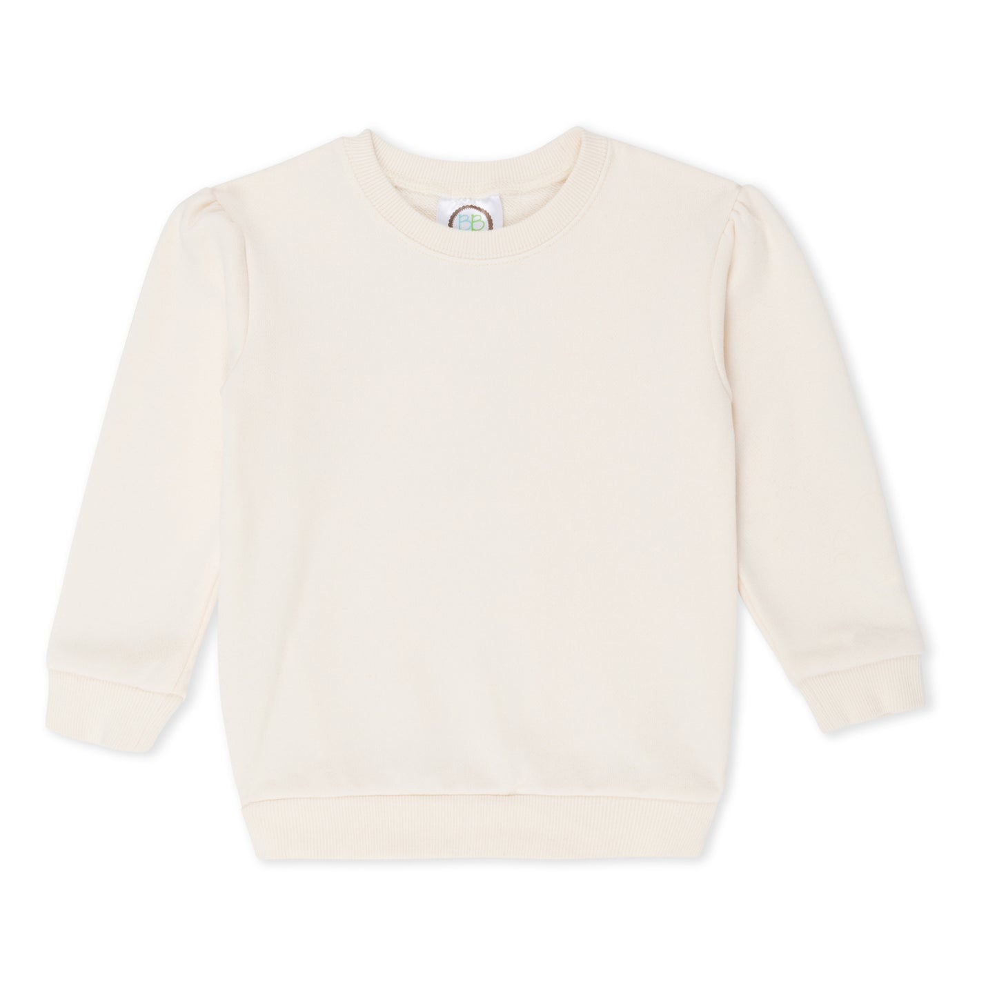 Girls Valentine's Puff Sleeve Sweatshirt