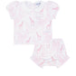 Pink Giraffe Print Diaper Cover Set