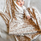 Natural Leopard | Plush Swaddle Blanket (PRE-ORDER)