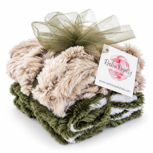 Enchanted Forest | Luxe Baby Burp Cloth Set of 2