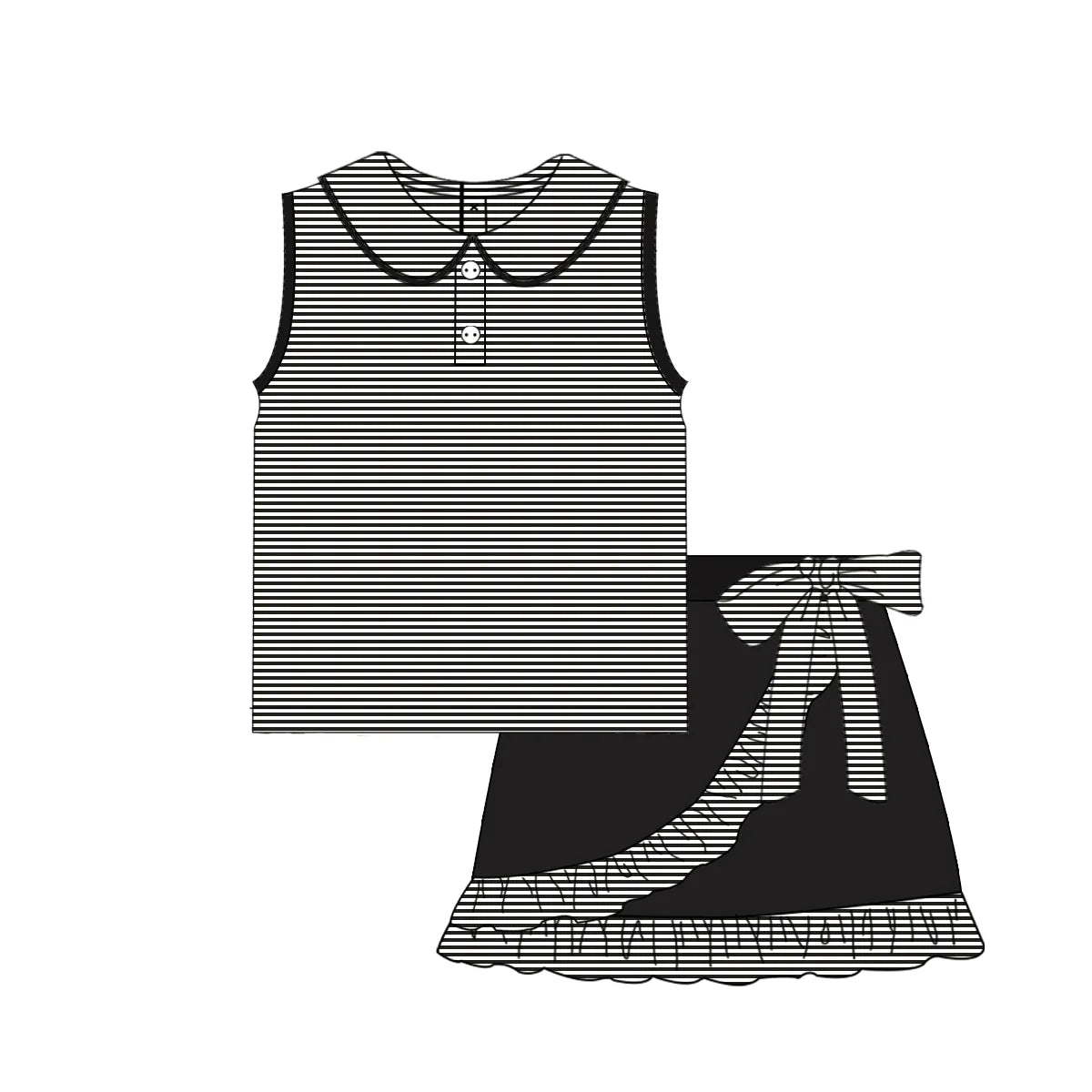 Girls Game Day Skort Set
