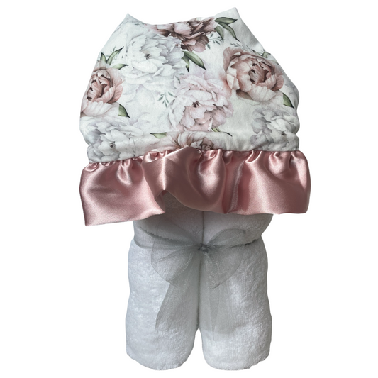 Floral Dreams | Luxe Bamboo Hooded Baby Bath Towel