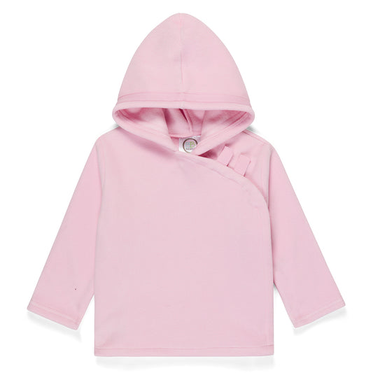 Fleece Velcro Tab Jacket - Light Pink